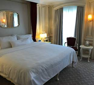 Unser Bett im Hotel in Berlin 