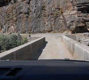 Selge - Schmale Brücke in Richtung Selge 