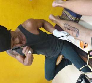 Der Meister bei der Arbeit