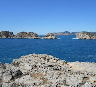 An der Steilküste bei Santa Ponas