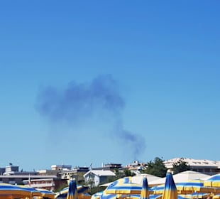 Brand in der City