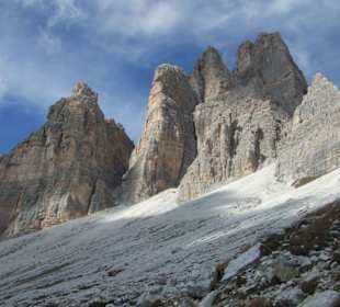 Drei Zinnen von Süd/Osten 