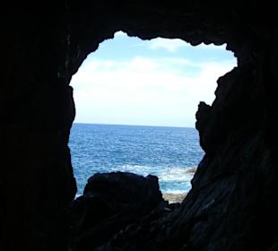 Aussicht aus der Höhle