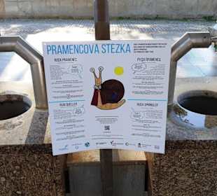 Heilquelle im Pavillon mit Wartezeiten