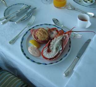 Das Essen war wirklich spitze.