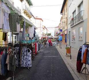Eindrücke vom Rundgang über den Markt von Elne