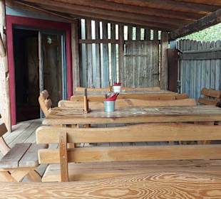 Überdachte Terrasse