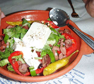 De beste salade van het eiland