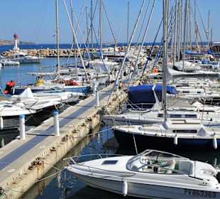 Der Yachthafen von Banyuls-sur-Mer