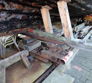 Rundgang über das Gelände der Museumswerft