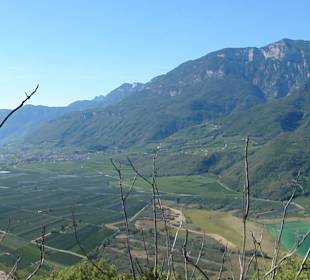 Blick aufs Mendelgebirge