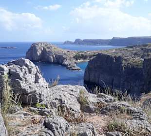 Aussicht Akropolis Limdos