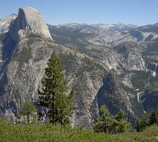 Der Halfdome vom Glacier Point