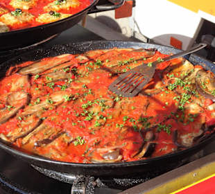 Impressionen vom Wochenmarkt Saint-Cyprien-Plage