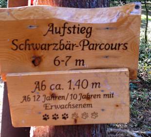 Neues im Kletterwald 09-2012