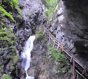 Wolfsklamm in der Mitte der Klamm