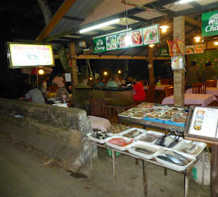 Gute Auswahl an Fisch und Seafood