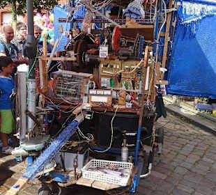 Schrottis Musikmaschine im Einsatz