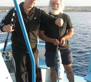 Fishing with capitan marco (right)