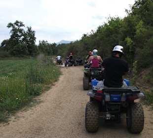 Fahrt durchs Gelände