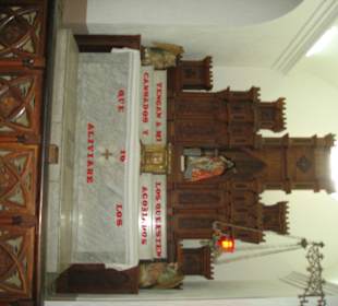 Altar in einer Seitenkapelle