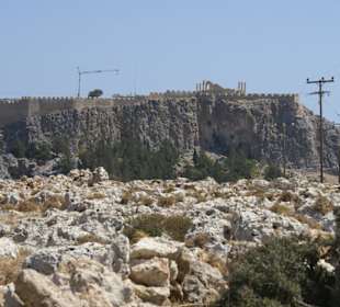 Lindos Ort und Akropolis
