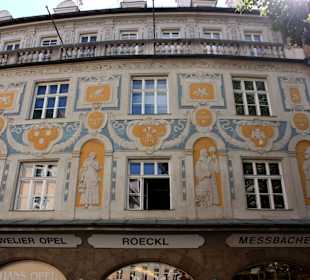 Kunstvolle Außenfassade