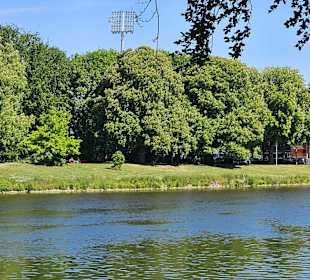 Donauufer mit Sicht auf die Ulmer Seite
