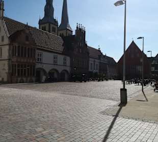 Kompletter Marktplatz-Blick