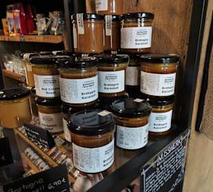 Auswahl im Shop des Kaffeemuseum-Burg