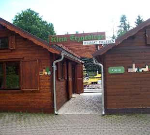 Eingang und Kasse zum "Klein-Erzgebirge