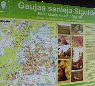 Landkarte von Sigulda 