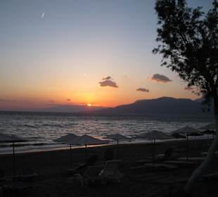 Sonnenuntergang in Kalamaki
