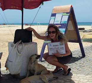 Unser Aufsteller am Fischersteg