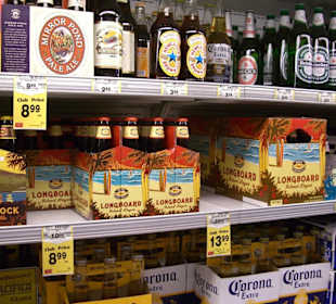 Es gibt auch Bier auf Hawaii