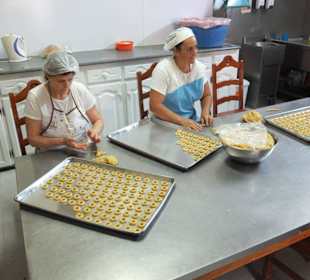 Gebäck in Handarbeit