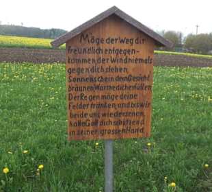 Wanderweg Kunst der kleinen Schritte
