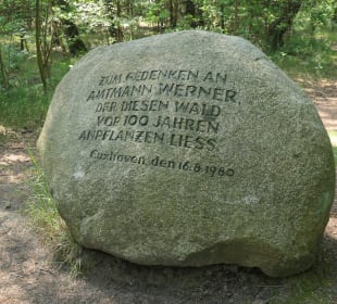 Gedenkstein für den Amtmann Werner im Wernerwald