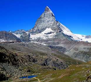 Matterhorn (4477 m) vom Moritzjoch (2775 m) aus