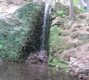 Wasserfall am Hilschweiher