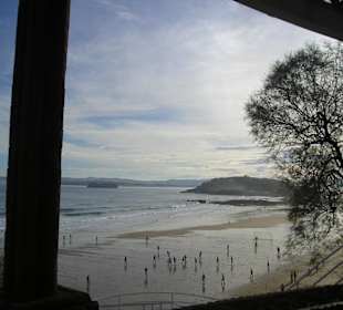 Vista de la playa