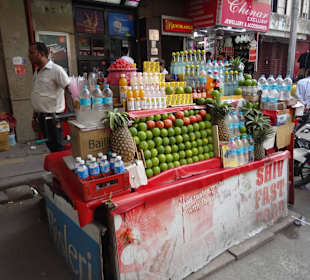 Auf dem Markt unterwegs