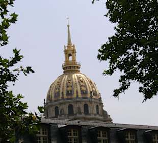 Blick auf die Kuppel des Invalidendoms