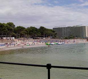 Blick auf den Strand