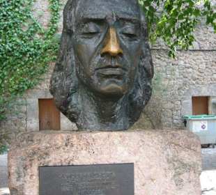 Valldemossa - Chopin - Denkmal