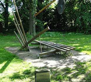 Blick auf den "Klangbalken"