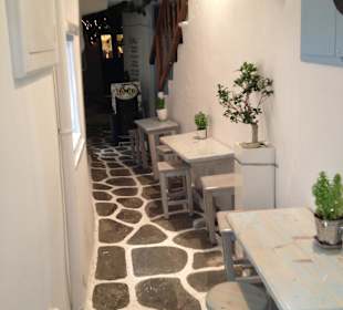 Die Gassen von Mykonos Stadt