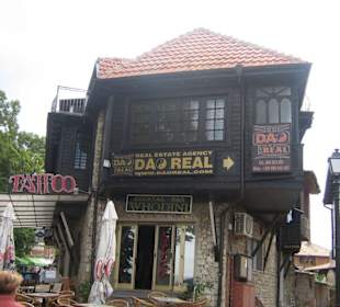 typische bauweise im Weltkulturerbe Nessebar