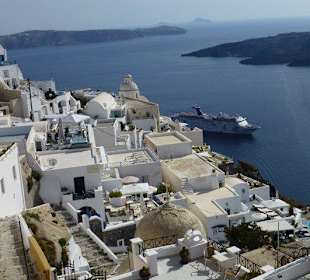 Santorini miasto Fira