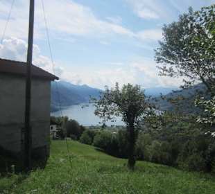 Peglio, Blick auf den See